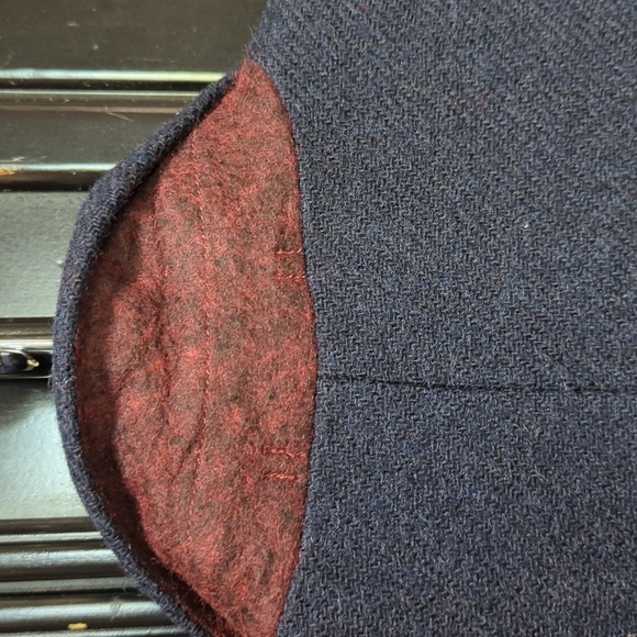 Uniqlo x ines de la fressange wool overcoat L navy - Picture 8 of 12